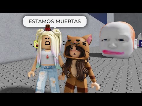 ESCAPA DE LA CABEZA GIGANTE CON MANDARINA EN ROBLOX !!