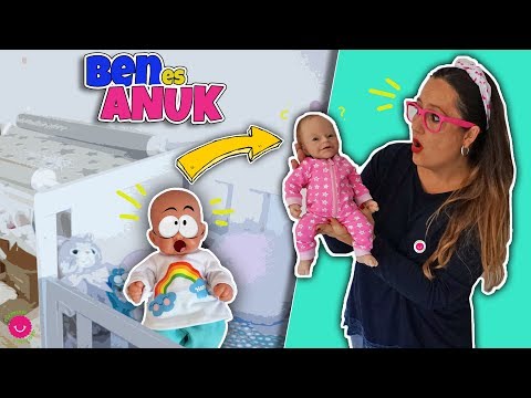 Ben se transforma en ANUK un bebé de silicona reborn