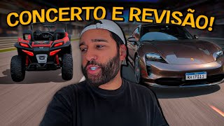 DIA DE CONSERTAR O CARRO DO NOAH E REVISAR O PPF QUE BOTEI NA PORSCHE