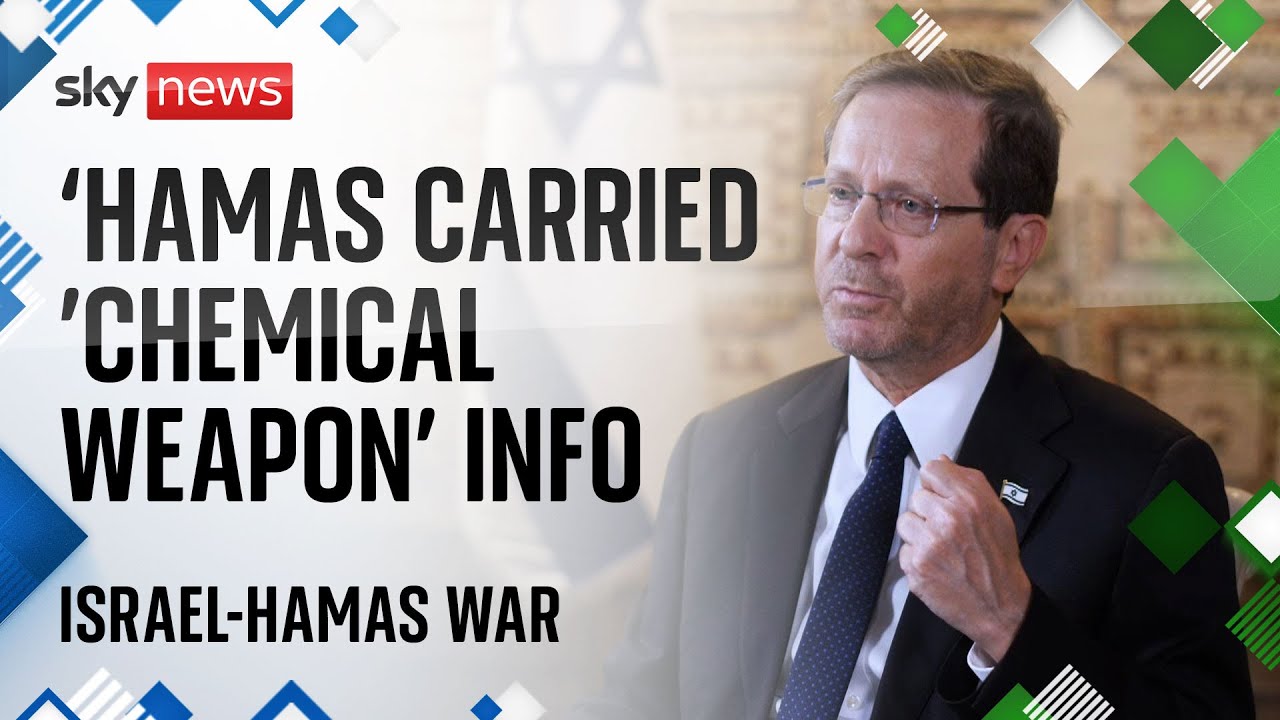 Israel-Hamas war: Hamas carried chemical weapons instructions – Israeli President
