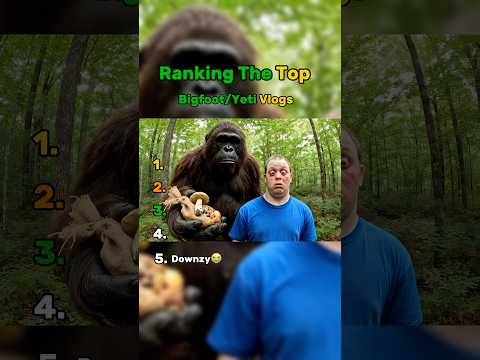 Ranking The Top Bigfoot/Yeti Vlogs😂😭 #shorts #bigfootvlog #yetivlog