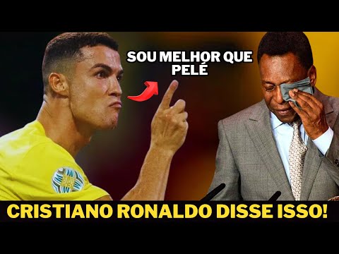 "CRISTIANO RONALDO AFIRMA: 'SOU MELHOR QUE PELÉ!' 🤯⚽🔥" veja oque ele falou