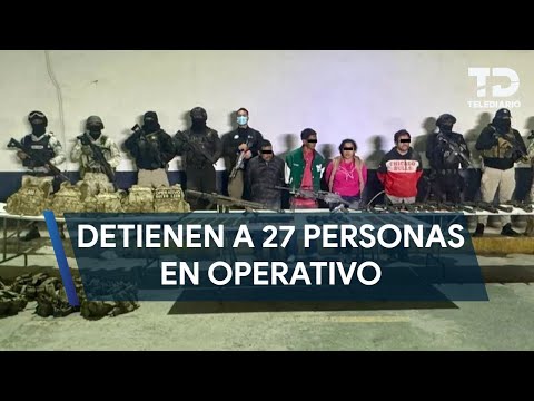 Detienen a 27 personas durante operativo ‘Muralla’ en Galeana e Iturbide, Nuevo León
