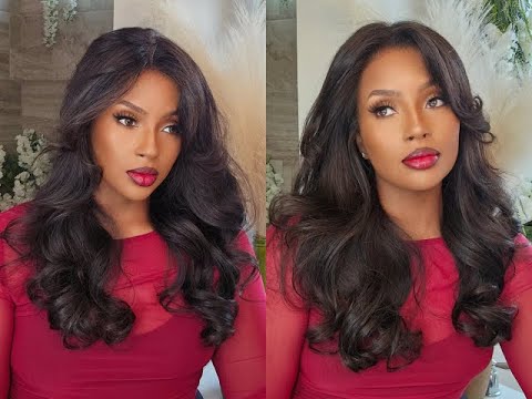 Effortless Pre-Styled Curtain Bang Wig | Authentic Zero-Stress Glueless Wig for Beginners | Hairvivi