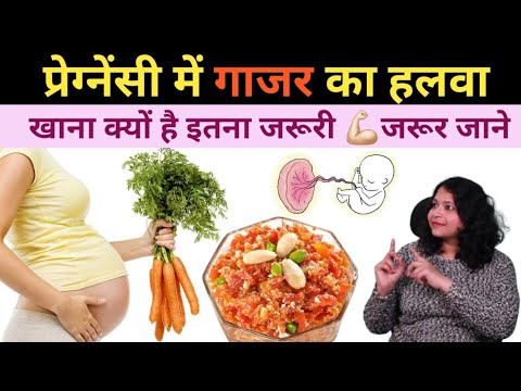 प्रेग्नेंसी में गाजर का हलवा खाने से क्या होता हैं। gajar ka halwa in pregnancy।