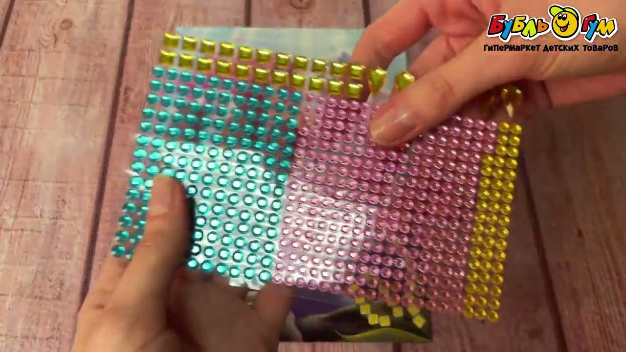 Мозаика кристальная МультиАрт Super model 17х23см - видео