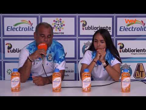 Rueda de prensa de Real Santander Femenino tras su partido con Alianza Valledupar