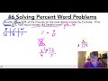 Solving Percent Word Problems Challenge
