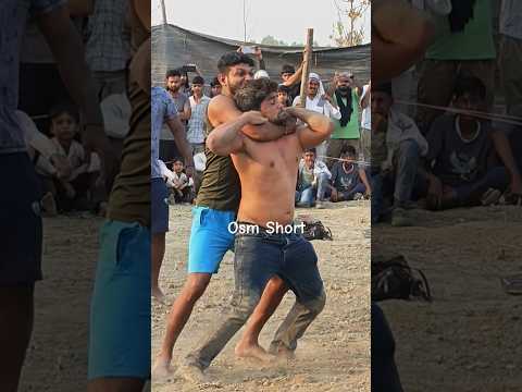 Javed Gani ne kaise ptka #shortvideos #kushtidangal #wrestling #javedgani
