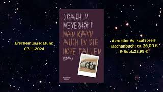 "Man kann auch in die Höhe fallen" von Joachim Meyerhoff | Buchvorstellung