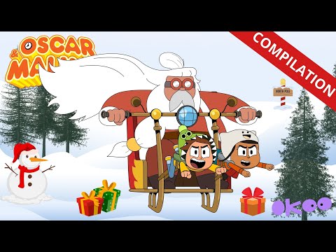 🎅🎄 Oscar & Malika fêtent Noël - Compilation 1h00 dessins animés