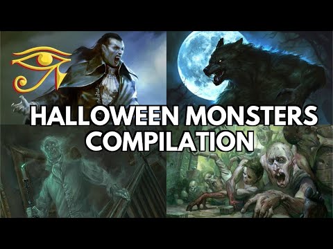 Halloween Monster Myths Compilation | Ghosts, Vampires, Werewolves, & Zombies