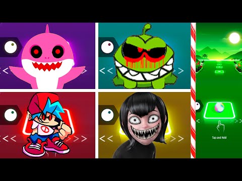 Baby Shark Exe Vs Om Nom Exe Vs FNF Exe Vs Hotel Transylvania Exe | #tileshop