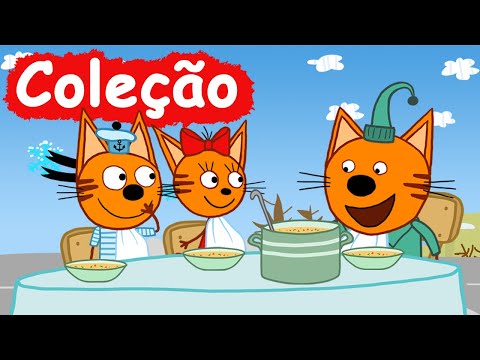 Kid-E-Cats em Portugues | Coleção dos episódios | Desenhos para crianças