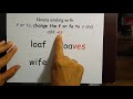 Transforming Singular Nouns to Plural Forms