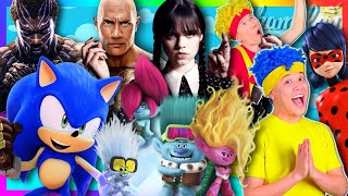Coffin Dance MEGAMIX 211 - Ladybug & Trolls & Sonic & Black Adam & Wednesday & Panther & D Billions