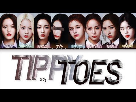 [XG] Tippy Toes : 8 members (You as member) Color Coded Lyrics