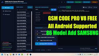 GSM CODE PRO Exynos FRP V8 | Samsung FRP Tool 2026 | Samsung Frp bypass Android 13/14/15/16 (exynos)