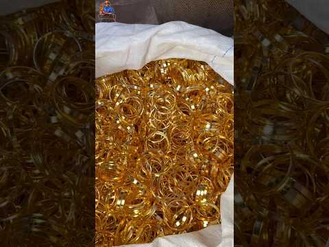 Making Shiny Metal Bangles | Step by Step #ytshorts #asmr #bangles