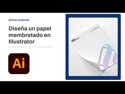 Diseña un papel membretado en Ilustrator desde cero | Curso completo