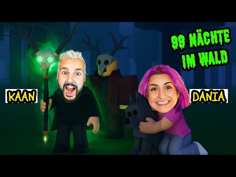 99 NÄCHTE IM WALD MIT KAAN & DANIA ÜBERLEBEN als Kultisten-Beschwörer & Beastmaster