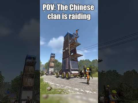 POV: The Chinese clan is going to raid in Rust