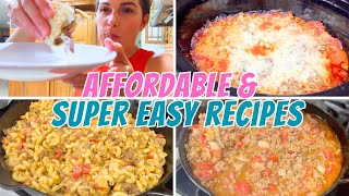 4 SUPER EASY MEALS TO MAKE AT HOME! EASY DINNER RECIPES FOR THE FAMILY | THE SIMPLIFIED SAVER