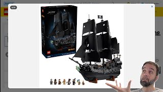 LEGO Captain Jack Sparrow's Pirate Ship (totally not $380 Black Pearl) reveal & thoughts! 10365