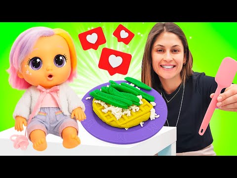 Ayşe, şeker hastalığı olan Cry Baby için patates waffle yapıyor!