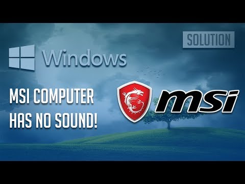 Msi sound tune не работает