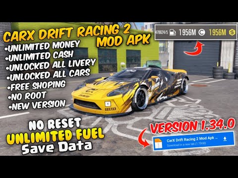 CarX Drift Racing 2 Mod Apk New 2024 V1.34.0 - Unlimited Money & Cash