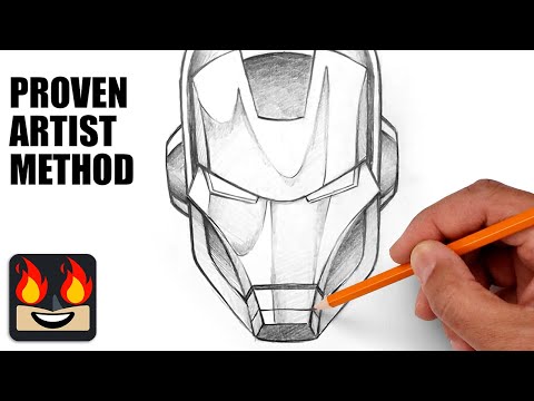 How To Draw Ironman | Step by Step Sketch Tutorial