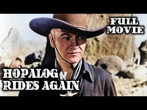 HOPALONG RIDES AGAIN | William Boyd | Full Western Movie | English | Wild West | Free Movie