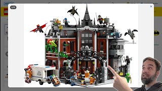 LEGO DC Arkham Asylum modular reveal & thoughts! $300, 16 figs, 2,900+ pcs #NotSponsored