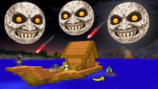 i Found Scariest LUNAR MOON 😱 in Minecraft | Minecraft Horror |