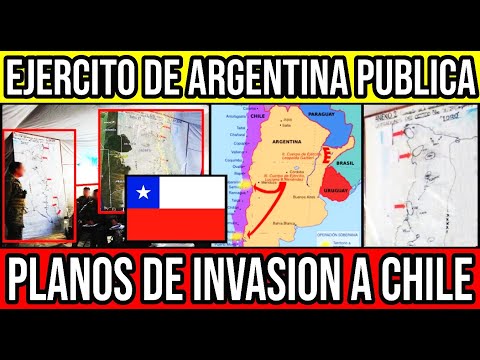 Ejercito de Argentina Publica Planos de INVASION a Chile 🇨🇱 #Chile #Valparaiso #ViñaDelMar #BioBio