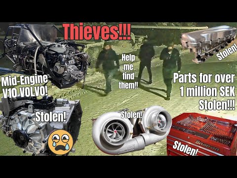 I Got ROBBED! They STOLE Expensive Parts from the Mid-Engine V10 Volvo..