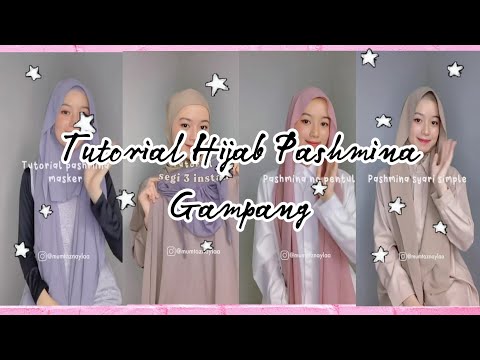 TUTORIAL HIJAB PASHMINA GAMPANG BUAT BUKBER DAN LEBARAN ✨|EBI CHANNEL