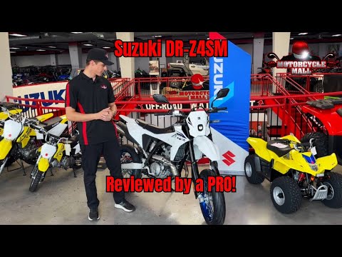 2025 DR Z4SM Reviewed by a Pro Racer! #supermoto