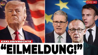 🚨 VOR 2 MINUTEN! 🚨 Trump startet EU-Tribunal – Merz steht plötzlich im Fokus