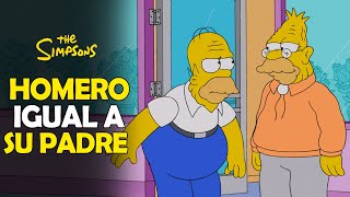 Los Simpsons | HOMERO ENVEJECE y se CONVIERTE en su PADRE | Resumen Los Simpsons