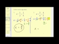 Isolating Variables and Fractions