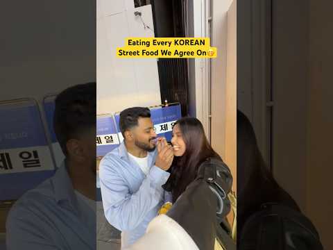 We Had SO MUCH FUN Doing This🥰 #shorts #food #korea #couple #relationship #challenge