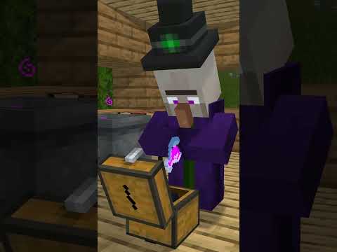 Part 3 - Minecraft Witch's Past Life (sapientdream - Pastlives) #minecraft #shorts #villager #witch