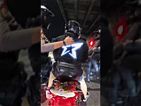 Detik2 ngab prims di tarik polisi saat di lampu merah #motovlog
