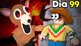 ¡SOBREVIVÍ 99 dias en el BIOMA VOLCANICO! 💀🔥🌋 SILVIOGAMER en 99 Noches en el Bosque 🔴 DIRECTO