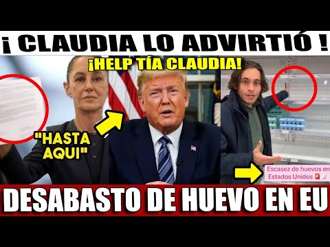 KARMA A TRUMP! DESABASTO DE ALIMENTOS EN EU ¡ WALMART EN LA CUERDA FLOJA ! CLAUDIA LO ADVIRTIÓ