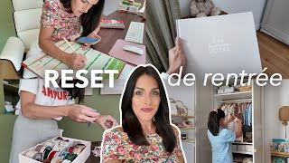 On se réorganise pour la rentrée - RESET