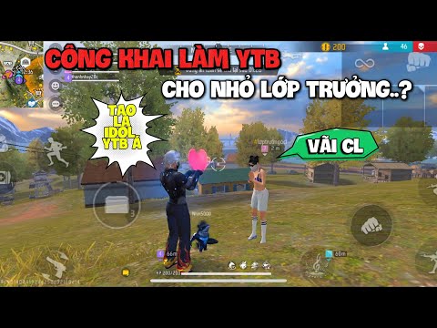 Free Fire | Quyết Định Công Khai Làm YTB Cho Nhỏ Lớp Trưởng ..? | Kan GM