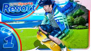 NINTENDO SWITCH SPORTS RESORT #1: Sightseeing-Tour mit Skateboard durch Wuhu-Island